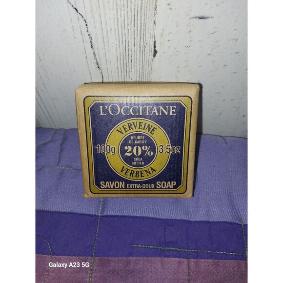 L'Occitane Verbena Verveine 20% Shea Butter Soap,100g/3.5oz - Picture 1 of 5